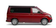 Load image into Gallery viewer, Earth heart logo decal on the side of vw T6