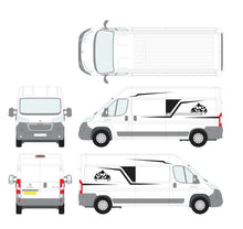 Load image into Gallery viewer, Exmouth Camper Van & Motorhome Decal Sticker Graphics Kit for Fiat Ducato Citroen Relay Peugeot Boxer