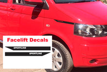 Load image into Gallery viewer, volkswagen transporter facelift t5 and t6 decal sticker