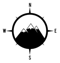 Load image into Gallery viewer, Hudson Compass Mountain Decal Camper Van Graphic Sticker
