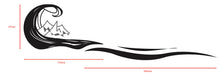 Load image into Gallery viewer, Mountains and wave campervan sticker graphics decal kit for motorhomes