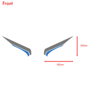 Load image into Gallery viewer, grey and blue campervan front decal graphics