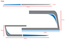 Load image into Gallery viewer, side graphics in grey and blue for Citroen Relay