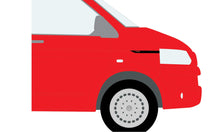 Load image into Gallery viewer, vw transporter facelift vinyl stickers with sportline text