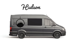 Load image into Gallery viewer, Hudson Compass Mountain Decal Camper Van Graphic Sticker
