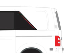 Load image into Gallery viewer, VW T5 T6 Rear Quarter Vinyl Blackout Feature - Sennen
